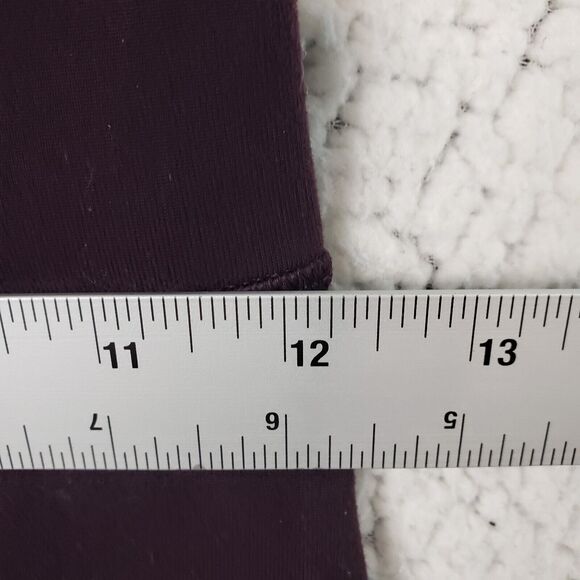 Lululemon Align Crop Leggings Womens 6 High Rise Burgundy Yoga Stretch Gym Girl - Picture 5 of 7